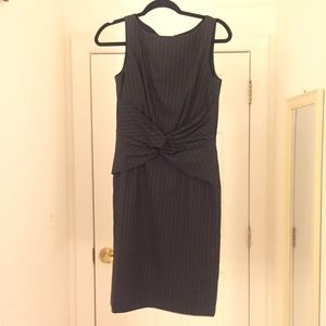 Ralph Lauren Gray Pin-Stripe Dress - 4